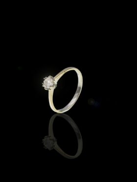 Dainty Diamond Solitaire Ring