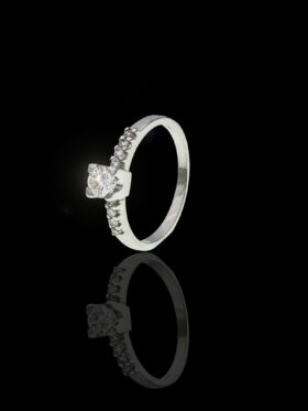 2.4 grams 18 carat Diamond Engagement Ring