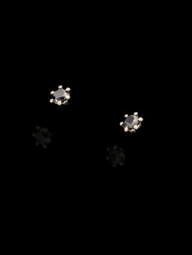 1 grams 18 carat White Gold Diamond Protea Stud Earrings set in a Protea Design