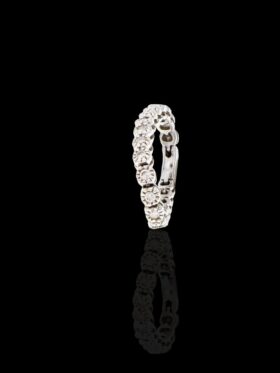 3.4 grams 18 carat White Gold Diamond Eternity Ring made from a tennis link