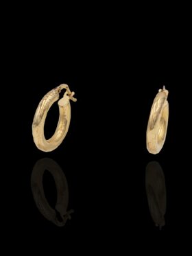 1.2 grams 9 carat Yellow Gold Huggy Earrings