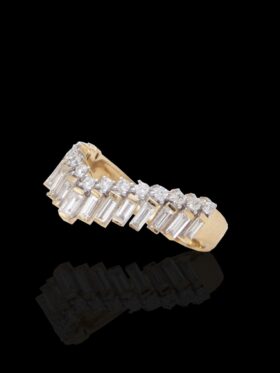 3.3 grams 18 carat Yellow Gold Diamond Eternity Ring