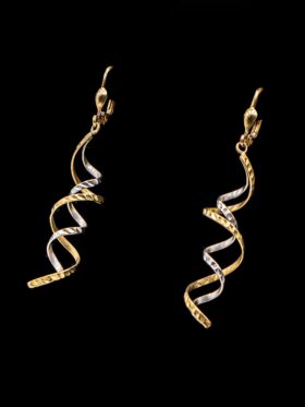 3.2 grams 9 carat Two Tone (Yellow & White Gold)