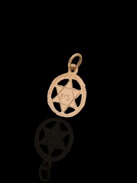 0.4 grams 9 carat Yellow Gold Star of David Pendant