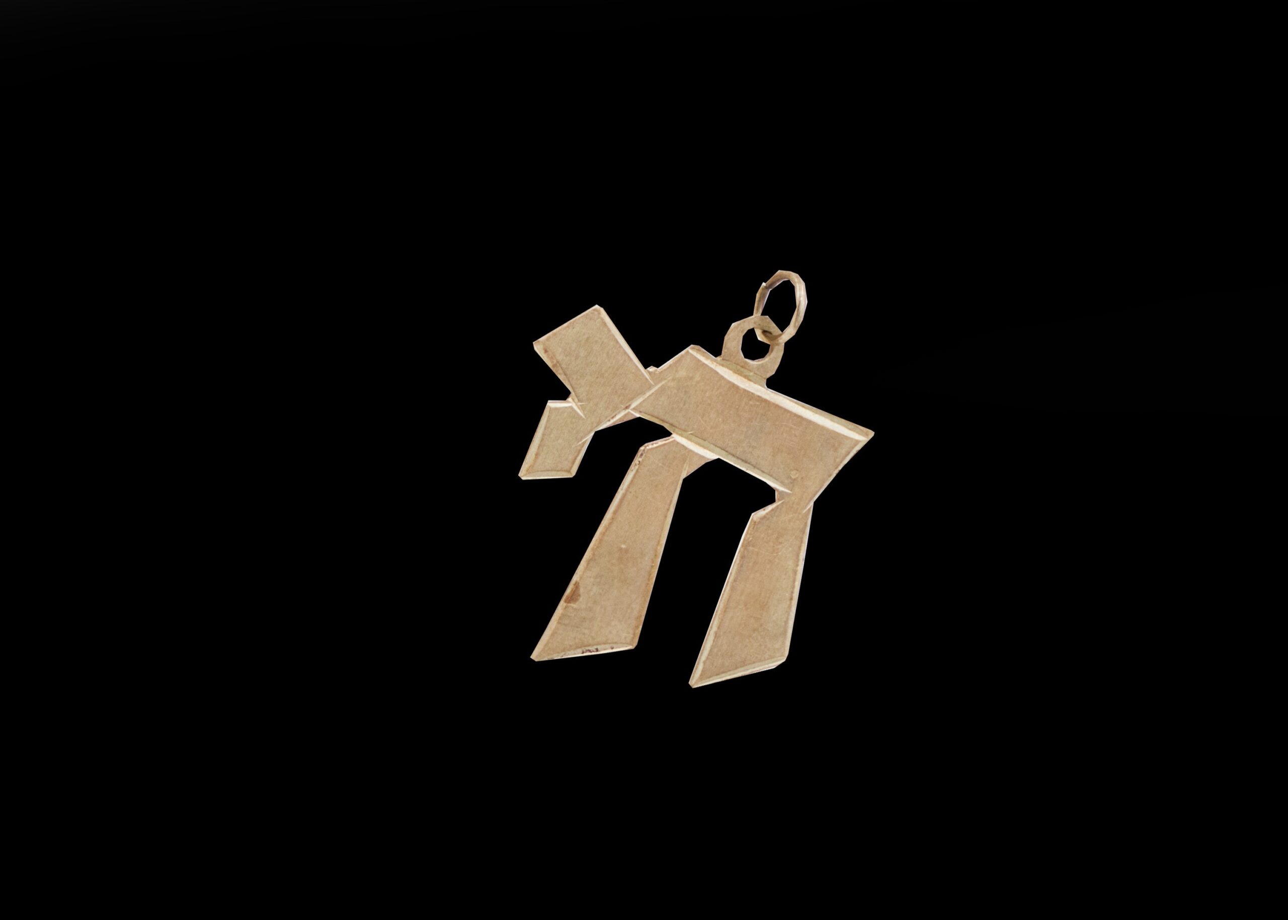 CI0002094 - 1.3 grams 9 carat Yellow Gold Chai Pendant
