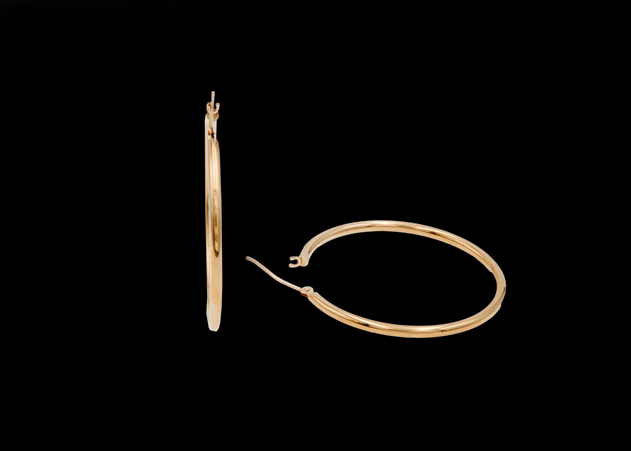 CI0002122 - 1.6 grams 9 carat Yellow Gold Hoop Earrings