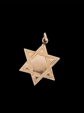 CI0002124 - 1.2 grams 9 carat Yellow Gold Star of David Pendant