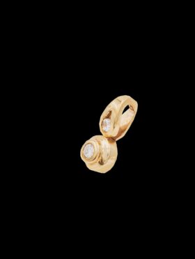 CI0002106 - 1.4 grams 9 carat Yellow Gold Diamond Pendant