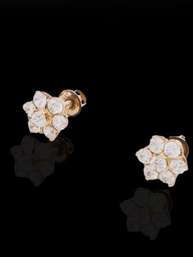 CI0002148 - 1.2 grams 9 carat Yellow Gold Cubic Zirconia Stud Earrings