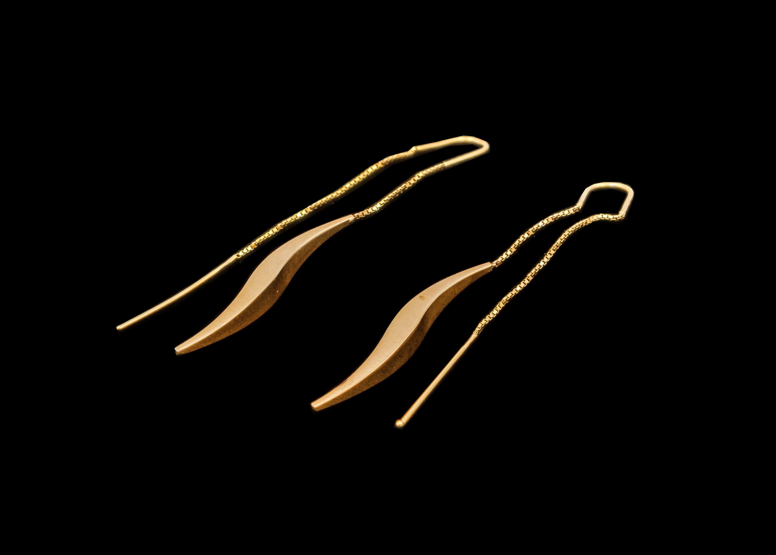 CI0002154 - 4.5 grams 14 carat Yellow Gold Drop Earrings