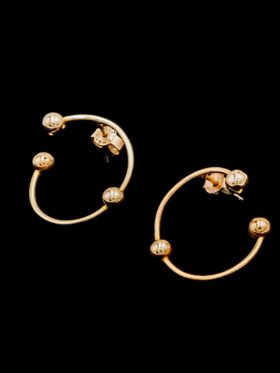 CI0002158 - 2 grams 9 carat Yellow Gold Stud Earrings