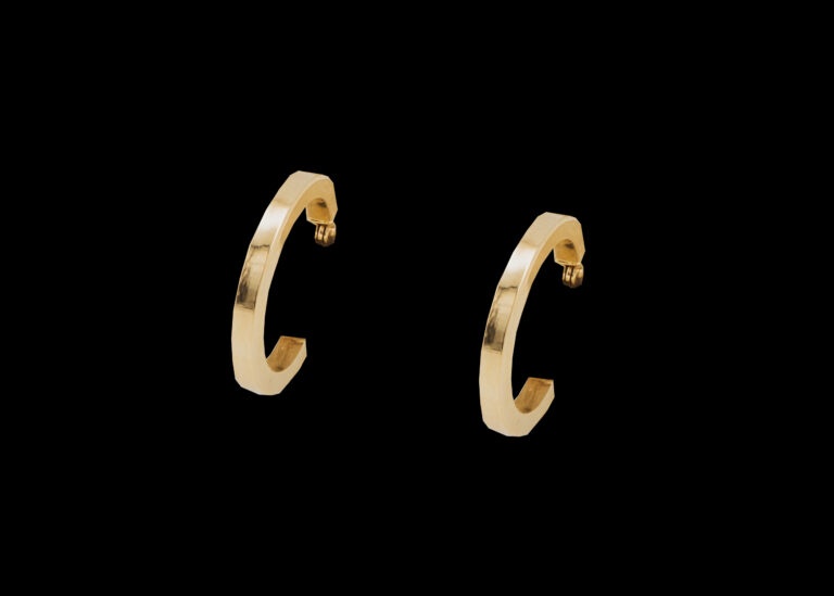 CI0002160 - 0.8 grams 9 carat Yellow Gold Loop Earrings