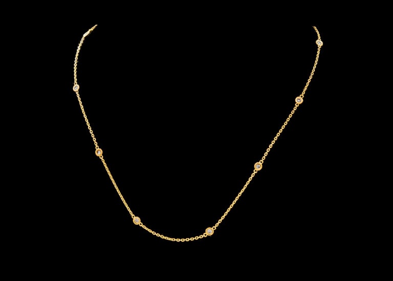 CI0002161 - 3.4 grams 18 carat Yellow Gold Diamond Chain