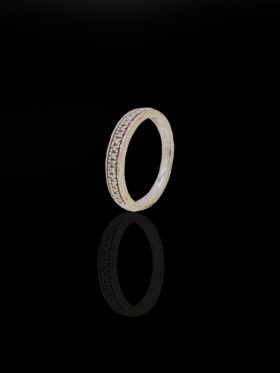 CI0002193 - 3.4 grams 18 carat White Gold Diamond Half Eternity Ring