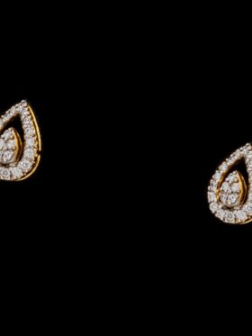 CI0002194 - 3.2 grams 18 carat Yellow Gold Diamond Stud Earrings