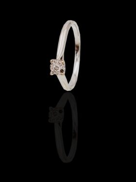 CI0002213 - 1.9 carat 9 carat White Gold Diamond Illusion Set Solitaire Ring