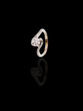 CI0002230 - 2 grams 9 carat White Gold Diamond Illusion Set Engagement Ring