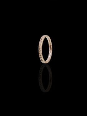 CI0001356 - 2.7 grams 18 carat White Gold Diamond Half Eternity Ring