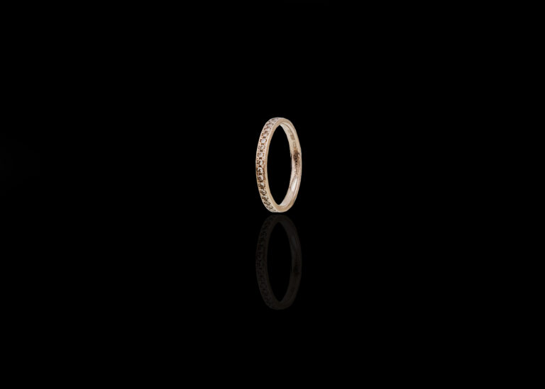 CI0001356 - 2.7 grams 18 carat White Gold Diamond Half Eternity Ring