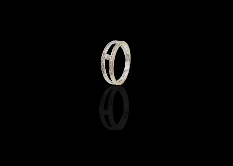 CI0001190 - 2.5 grams 9 carat White Gold Diamond Eternity Style Ring