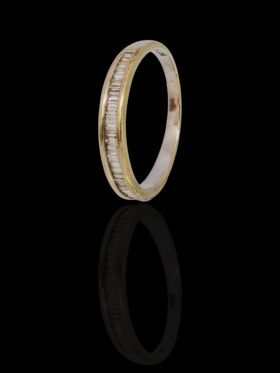 CI0001566 - 1.5 grams 9 carat White Gold Diamond Half Eternity Ring